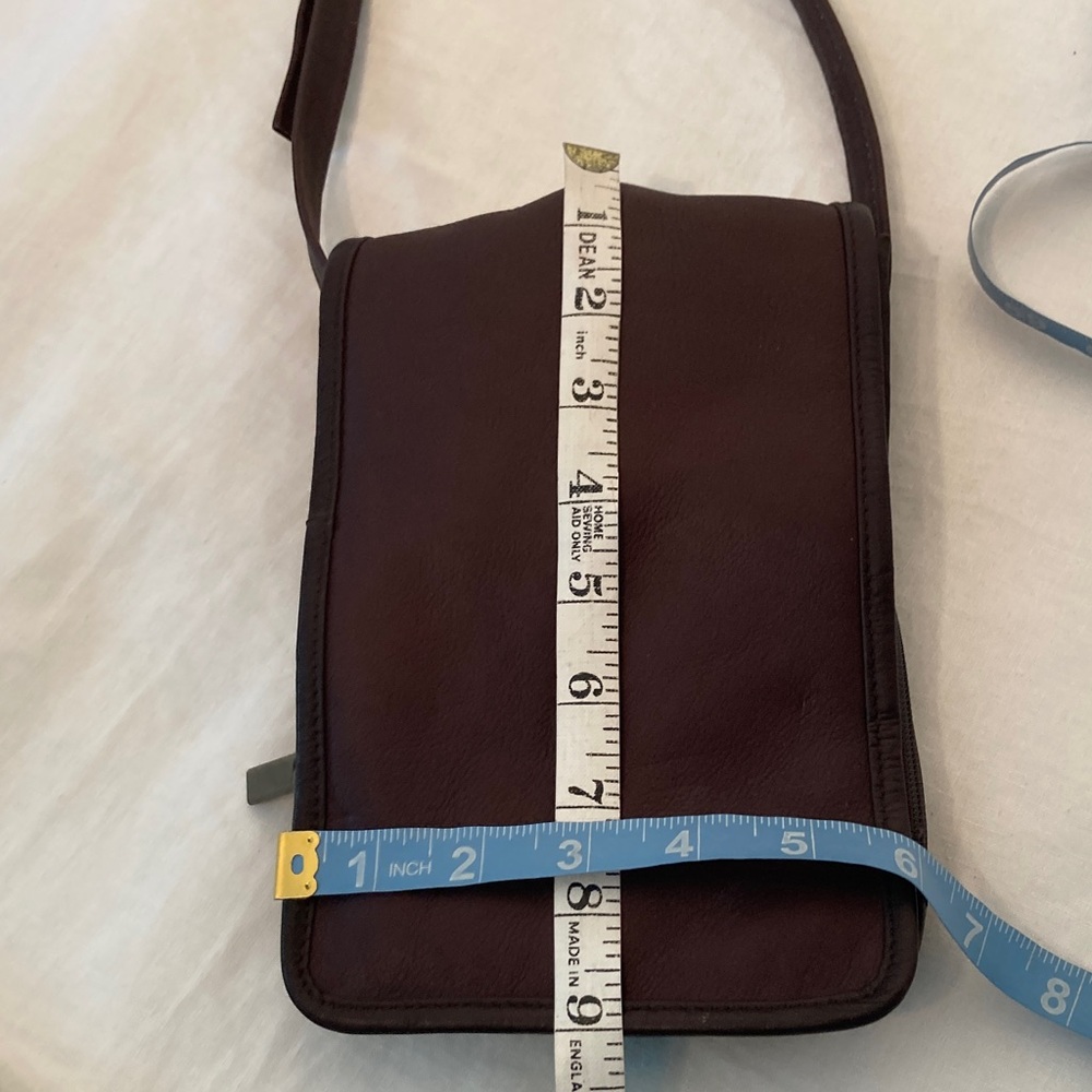 Romag Crossbody Brown buttery Leather Bag - Picture 14 of 17
